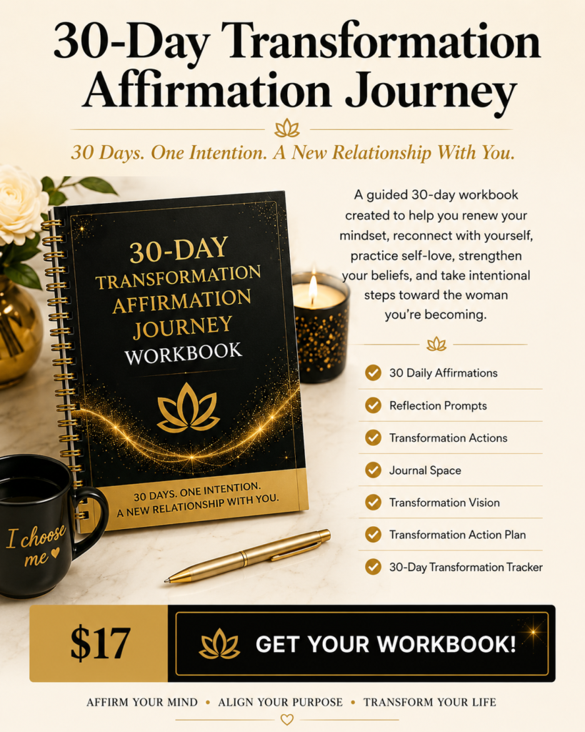 30-Day Transformational Affirmation Journey Workbook