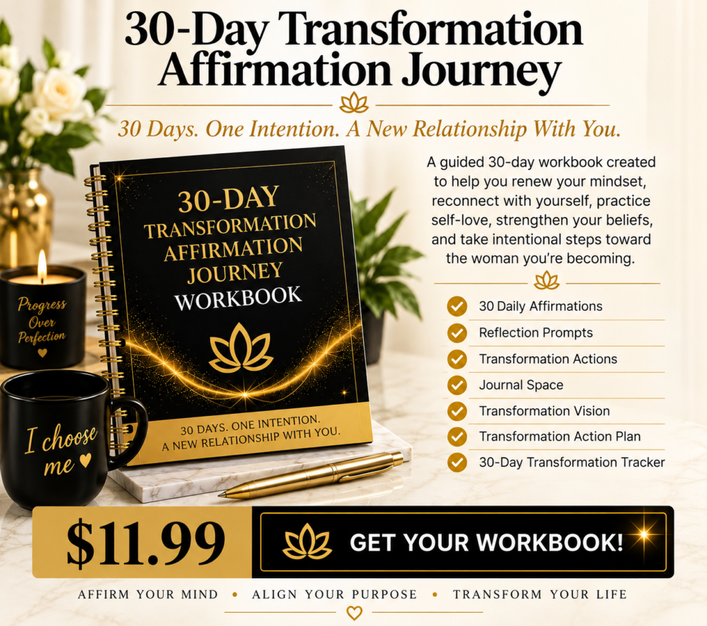30-Day Transformational Affirmation Journey Workbook